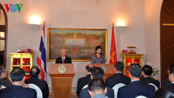 Le secrétaire général du Parti Communiste Vietnamien achève sa visite officielle en Thailande - ảnh 1
